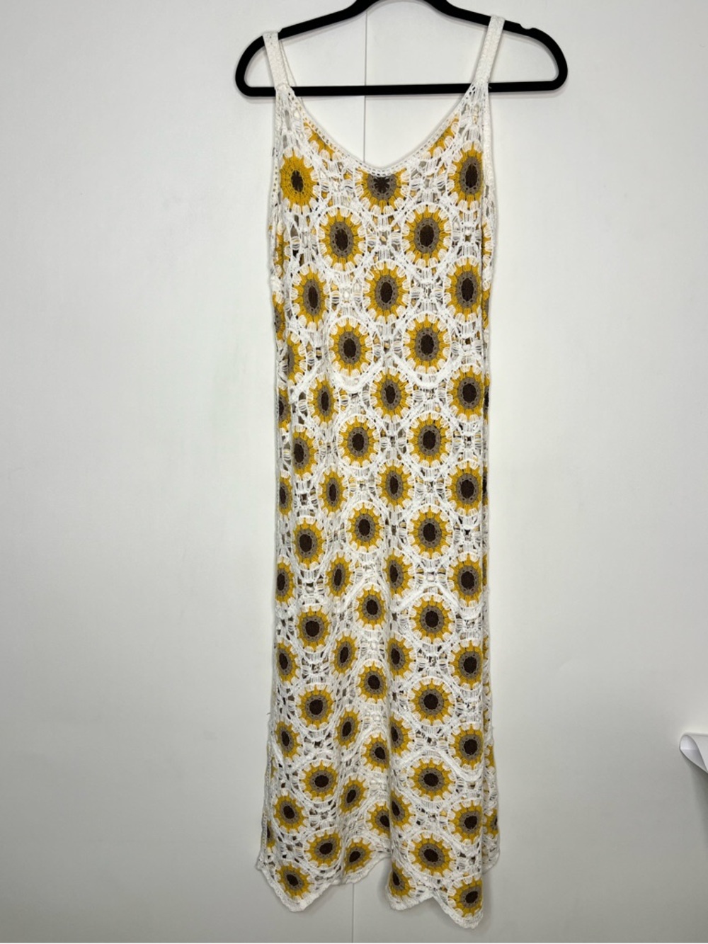 India Boutique Sunflower Crochet Dress